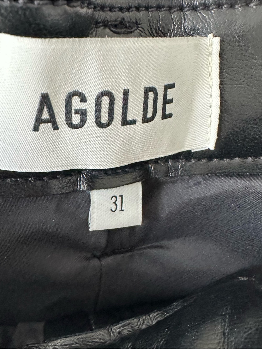 Agolde Elson High Rise Loose Jeans in Detox & Outbreak SZ 31 NWT - Picture 4 of 8